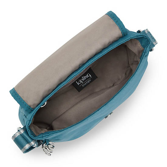 Kipling Sabian Crossbody Mini Väska Turkos | SE 1873VR